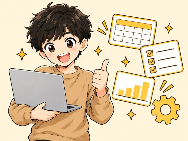 業務ツールを作ってお渡しするイメージ